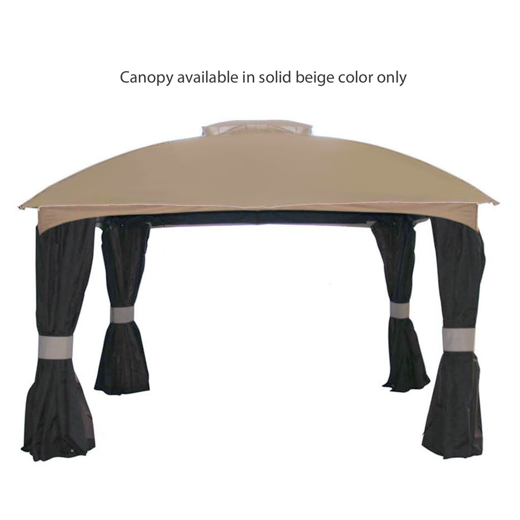 Samui 10 x 12 Gazebo Replacement Canopy and Netting - RipLock 500