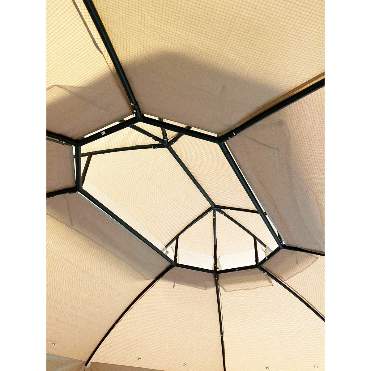 Replacement Canopy and Netting Set for Living Accents Octagon Gazebo A101007502 - Riplock 350