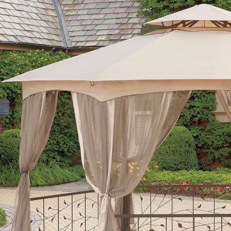 Hexagon Vine Gazebo Replacement Canopy - RIPLOCK 350