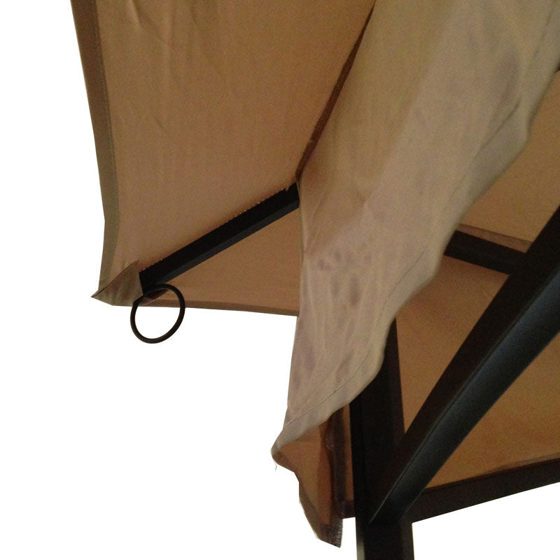 Hexagon Vine Gazebo Replacement Canopy - RIPLOCK 350