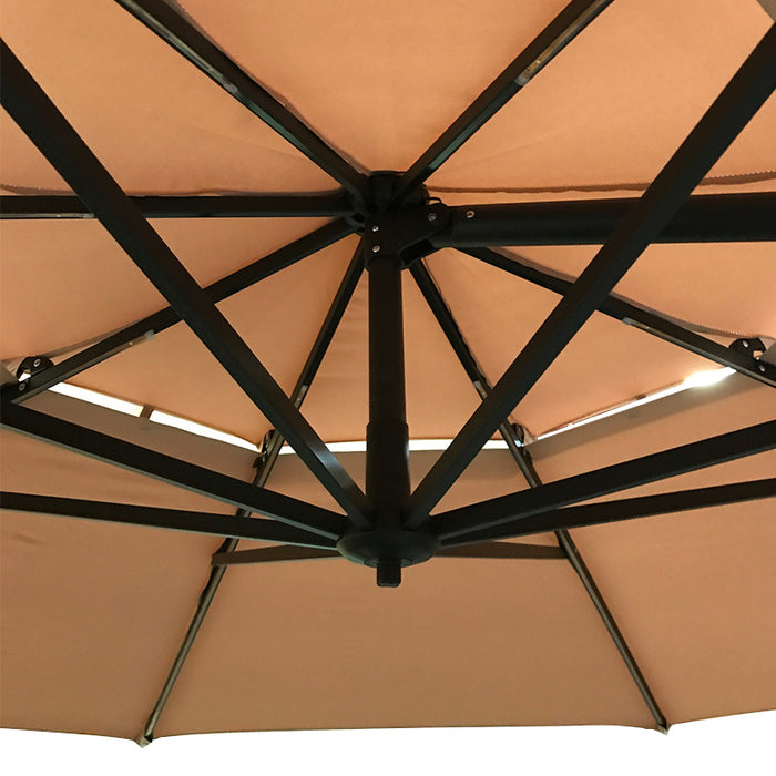 Replacement Canopy for Simply Shade 11ft LED Umbrella - Riplock