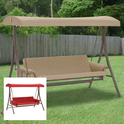 Replacement Canopy for Garden Treasures Red Porch Swing