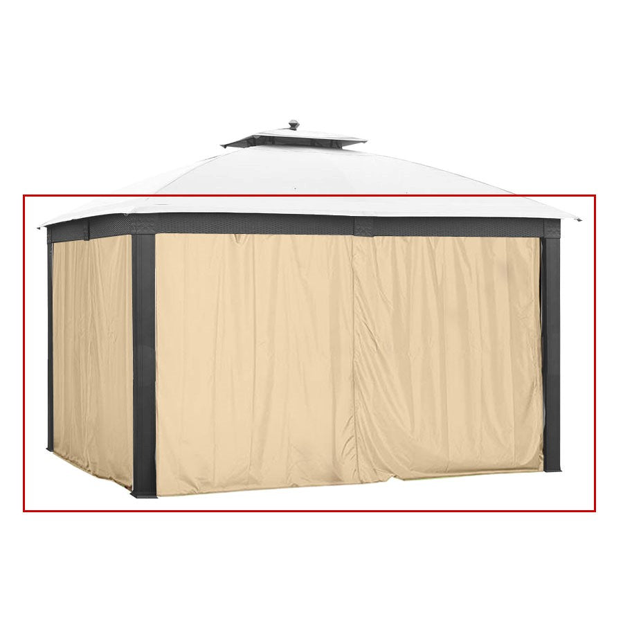 Privacy Curtain Set for AR Wicker Gazebo - 350