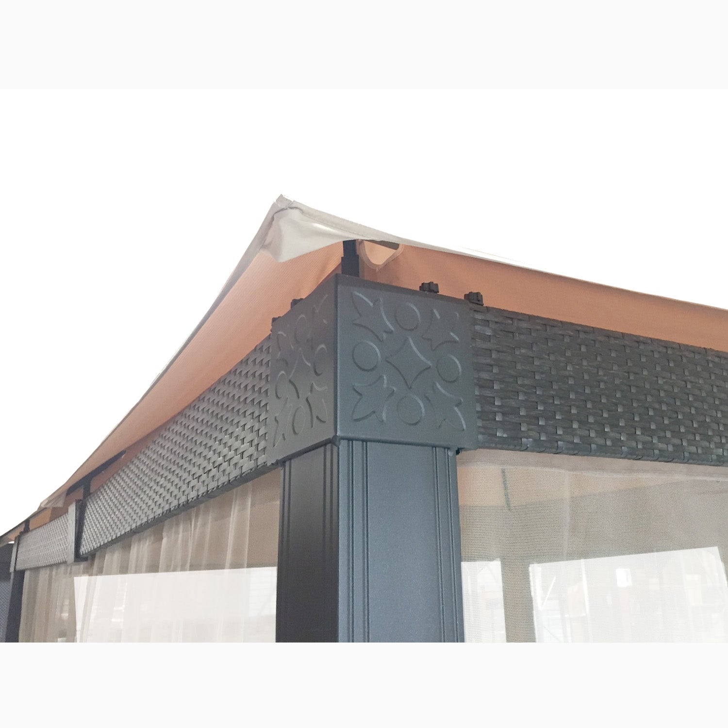 Replacement Canopy and Net for Wicker Gazebo - RipLock 350