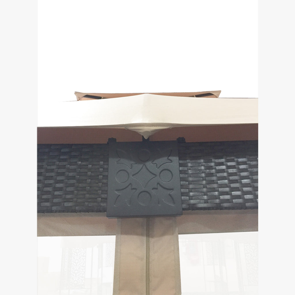 Replacement Canopy and Net for Wicker Gazebo - RipLock 350