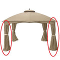 Replacement Privacy Curtain Set for Allen Roth 10 x 12 - 350