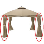 Replacement Privacy Curtain Set for Allen Roth 10 x 12 - 350