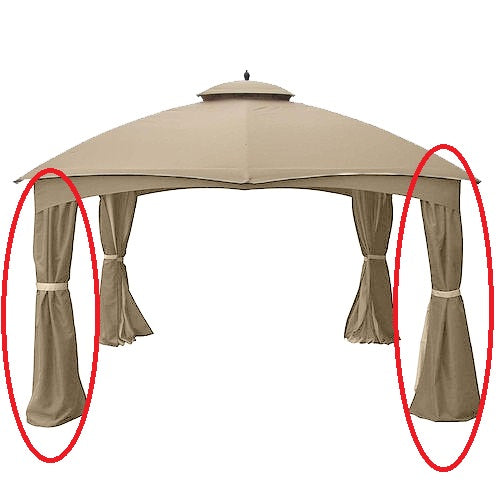 Replacement Privacy Curtain Set for Allen Roth 10 x 12 - 350