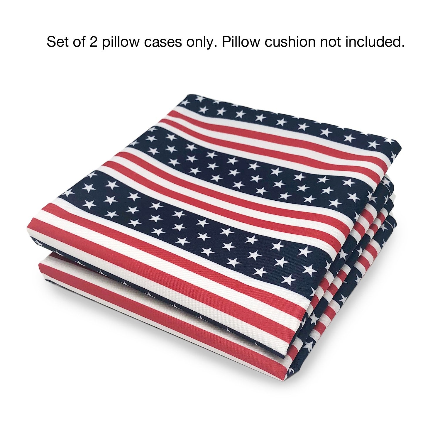 Pillow Cases - Set of 2 - Americana - Pillows Not Included