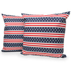 Pillow Cases - Set of 2 - Americana - Pillows Not Included