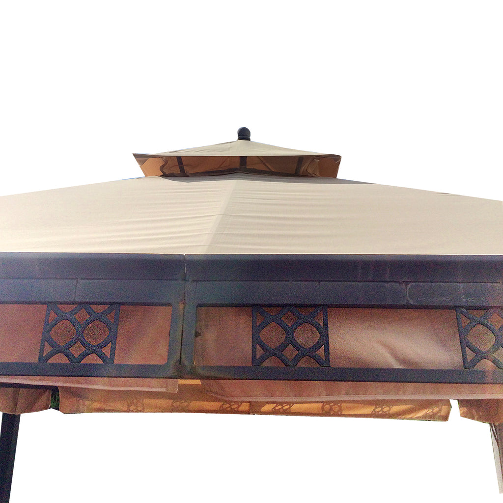 Replacement Canopy and Netting Set for Martha Stewart Arcata Gazebo - RipLock 350