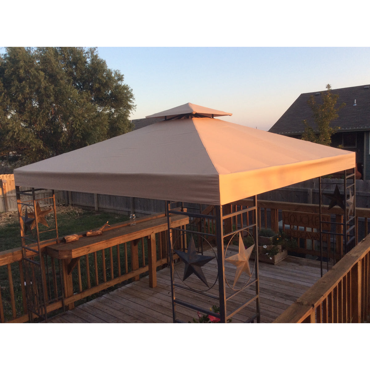Replacement Canopy for Atwoods Star Gazebo - Riplock 350