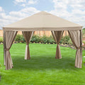 Replacement Canopy and Net for 15ft Bay Point Gazebo - RipLock