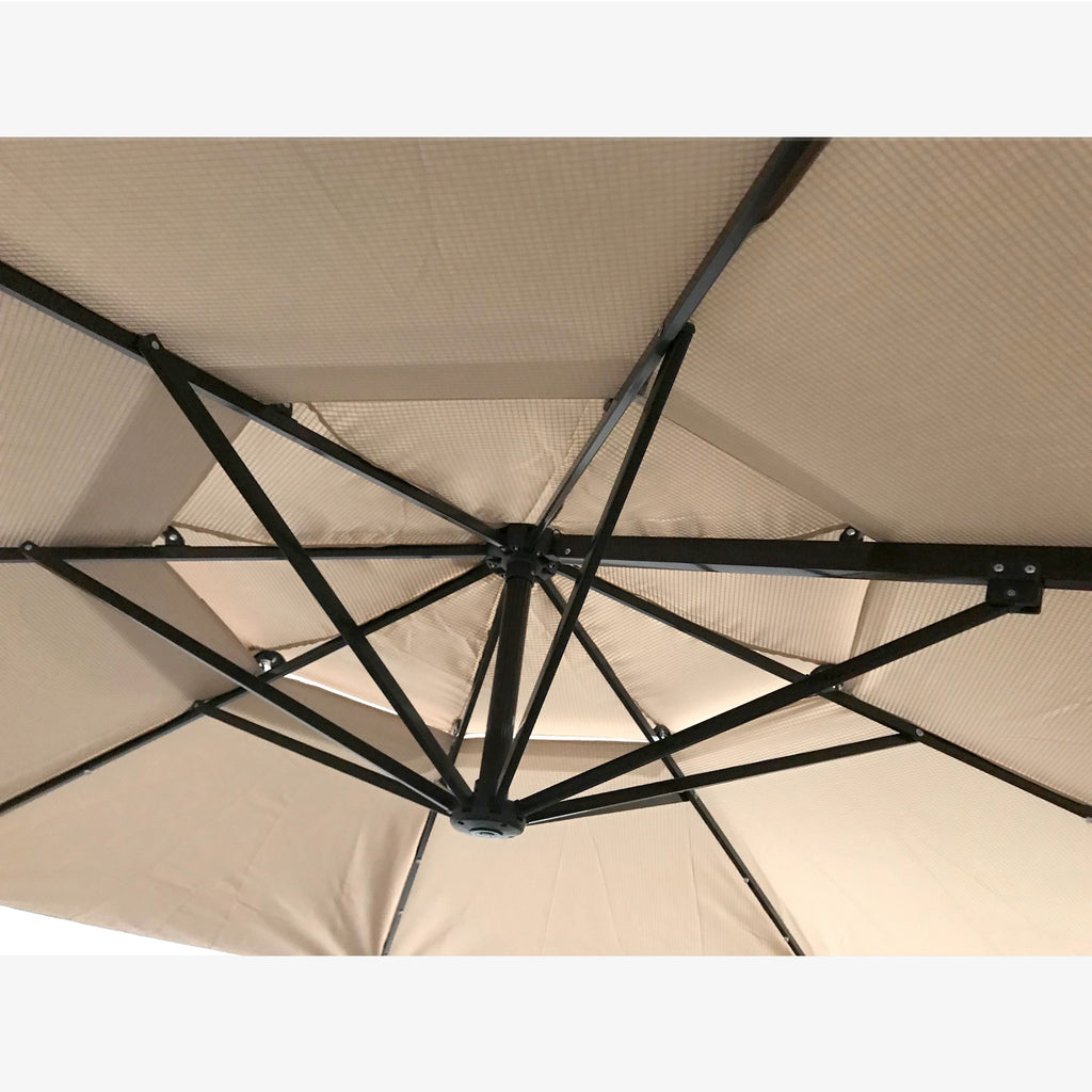 bed bath and beyond patio umbrella covers Garden Winds Replacement Canopy Top Cover for The BBB 11ft Offset Umbrella