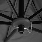 Replacement Canopy for BHG Umbrella Top Gazebo - Riplock 350 - Slate Gray
