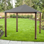 Replacement Canopy for BHG Umbrella Top Gazebo - Riplock 350 - Slate Gray