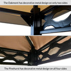 Replacement Canopy for Oakmont Grill Gazebo - Riplock 350