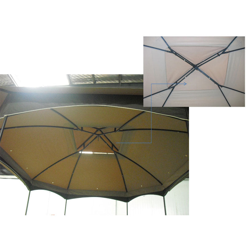 Sienna Octagon Replacement Canopy and Net - RipLock 350