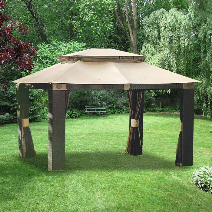 Antigua Gazebo Replacement Canopy and Netting - RipLock 350