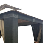 Antigua Gazebo Replacement Canopy and Netting - RipLock 350