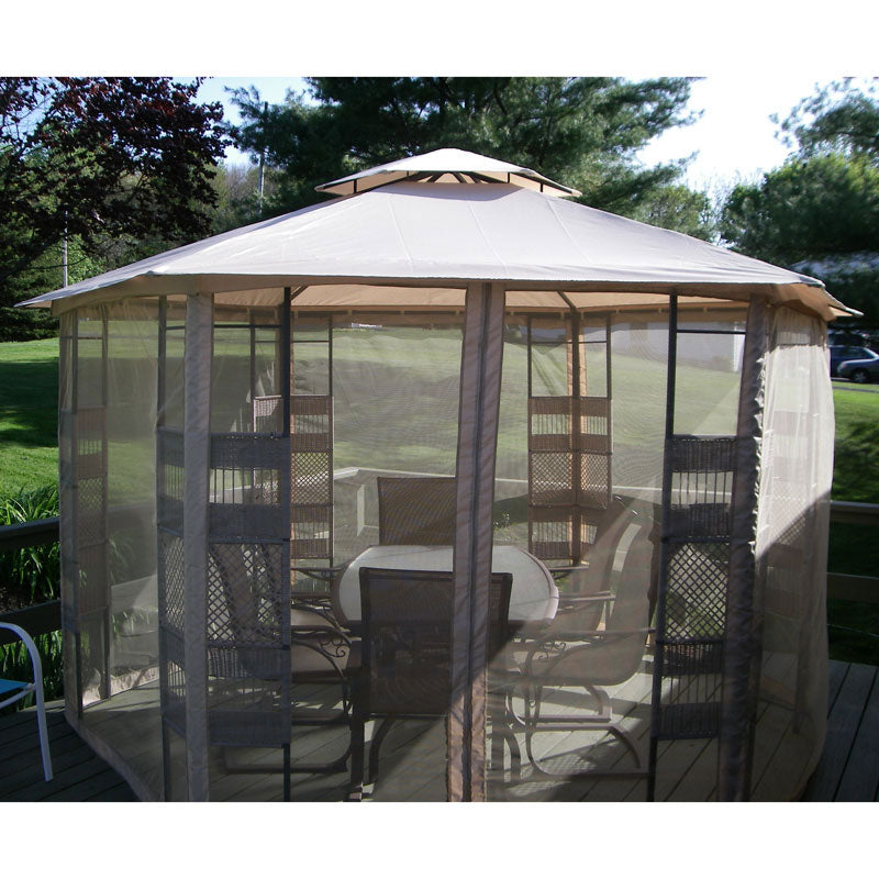Boscovs Hexagon Gazebo Replacement Canopy and Net - 350