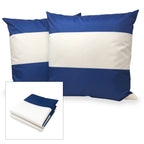Pillow Cases - Set of 2 - Cabana Blue - Pillows Not Included