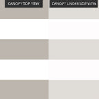 Replacement Canopy for Callaway Gazebo - 350, Cabana Beige