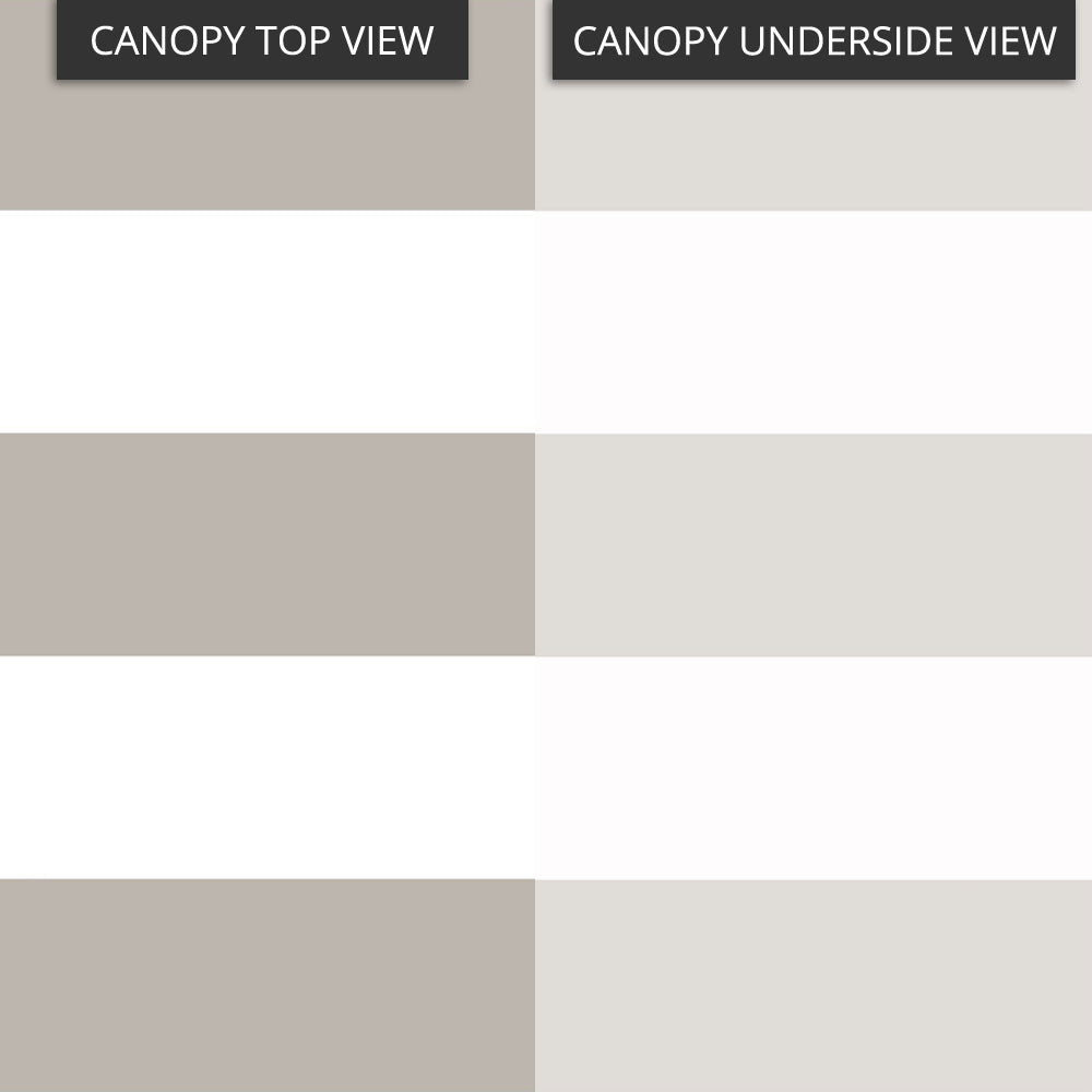 Replacement Canopy for Callaway Gazebo - 350, Cabana Beige
