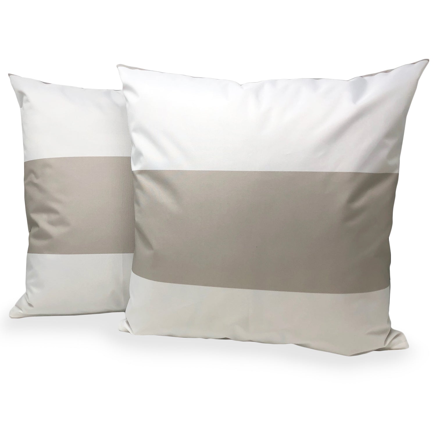 Pillow Cases - Set of 2 - Cabana Beige - Pillows Not Included