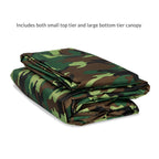 10 X 10 Universal Replacement Canopy 2-Tiered - 350, Camo Green