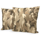Pillow Cases - Set of 2 - Camo Sand - Pillows Not Included