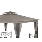 Replacement Canopy and Netting Set for Creole Gazebo - RipLock 350