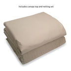 Replacement Canopy and Netting Set for Rona Sunjoy Hexagon Dome Gazebo - 350