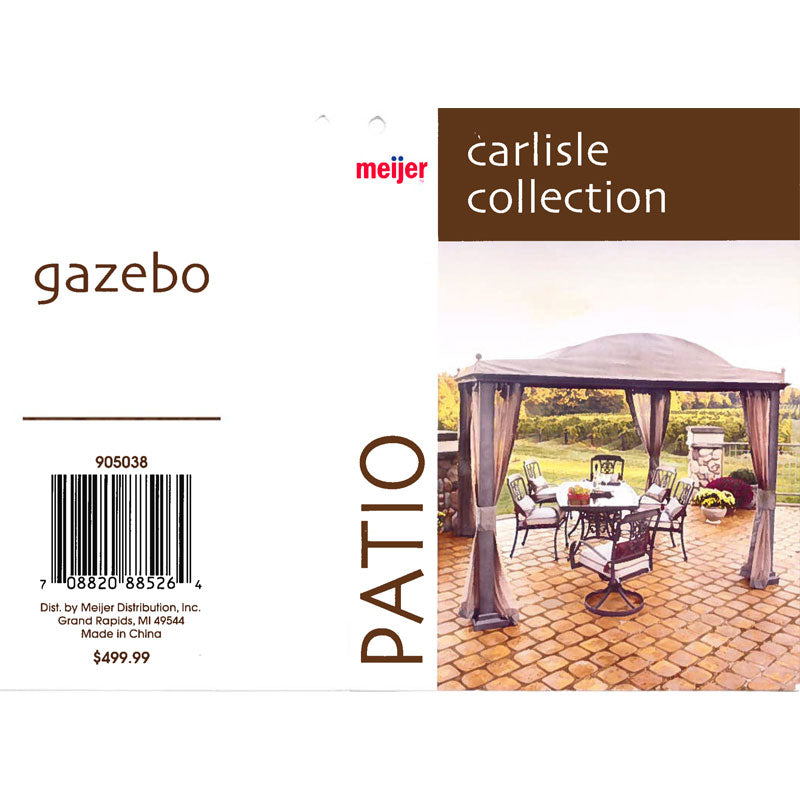 Meijer Carlisle 10 x 10 Replacement Canopy and Net Set - 350