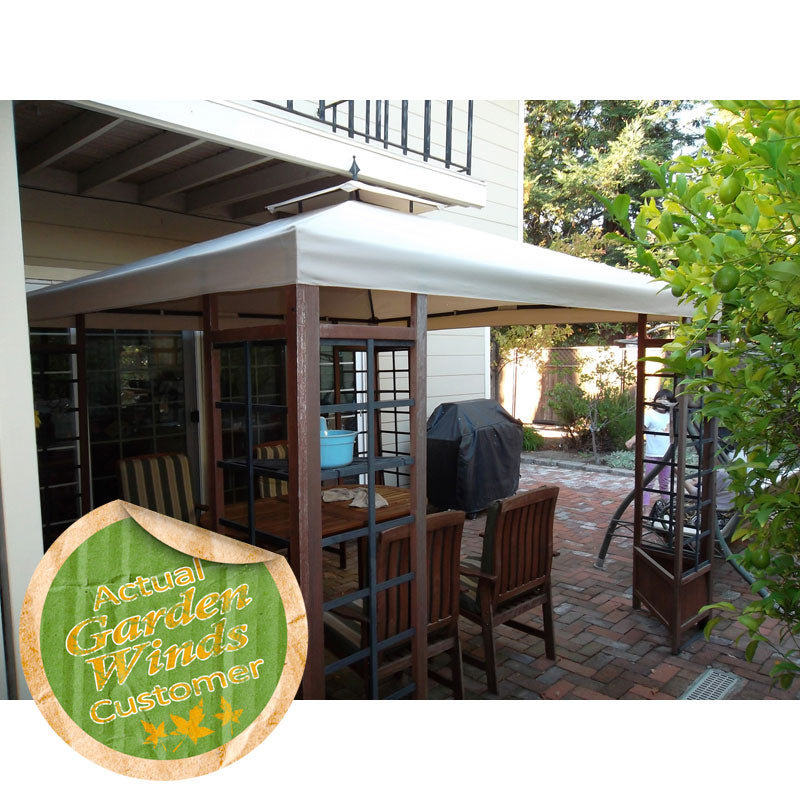 Wooden Gazebo Replacement Canopy - 350