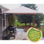 Replacement Canopy for Zellers Corner Pocket 8 x 8 Gazebo