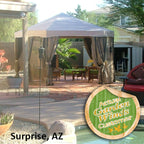 Fortunoff 12 x 12 Gazebo Replacement Canopy - RIPLOCK 350