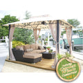 Wellington Gazebo Replacement Canopy and Net - RipLock 350