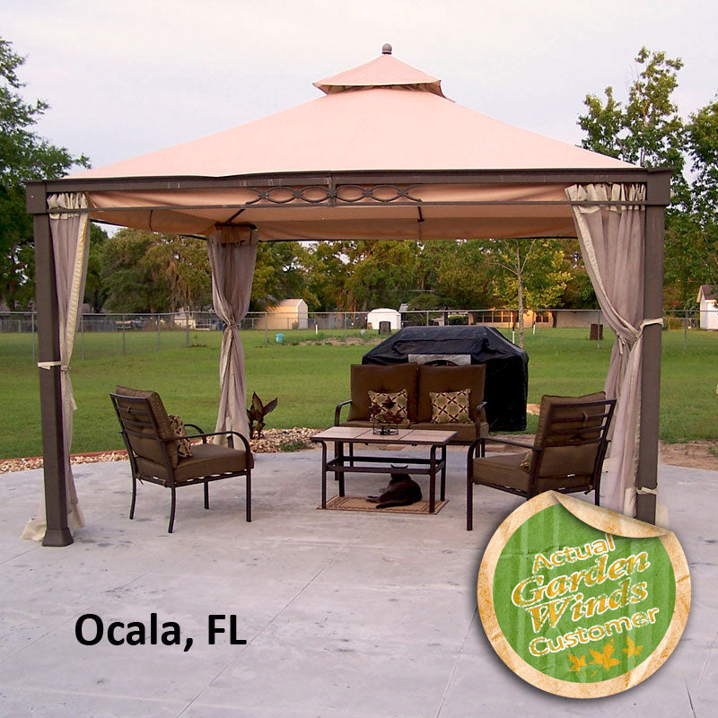 Replacement Canopy for Shelter Island Gazebo
