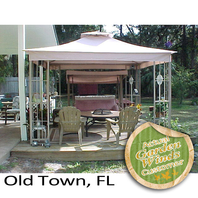 Replacement Canopy for GT S-J-109 Gazebo - 350, Palm