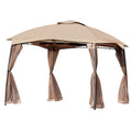Replacement Canopy for B08TWQLZG5, AHGUS-CM-D1010KH-NC Charmeleon 10 x 10 Gazebo - Riplock 350