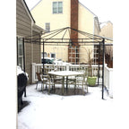 Replacement Canopy for Christmas Tree Shops 10ft Square Gazebo - Riplock 350