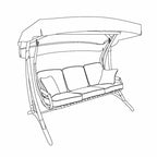 OSH Claremont II Swing Replacement Canopy