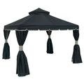 Replacement Canopy and Netting Set for Piedmont 10 x 10 Gazebo - 350