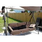 Replacement Canopy for Costco Round Side Table Swing - Nutmeg 350