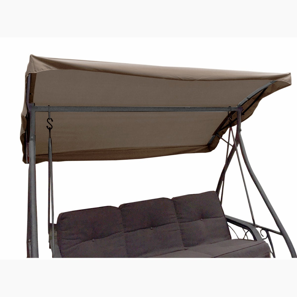 Replacement Canopy for Costco Round Side Table Swing - Nutmeg 350