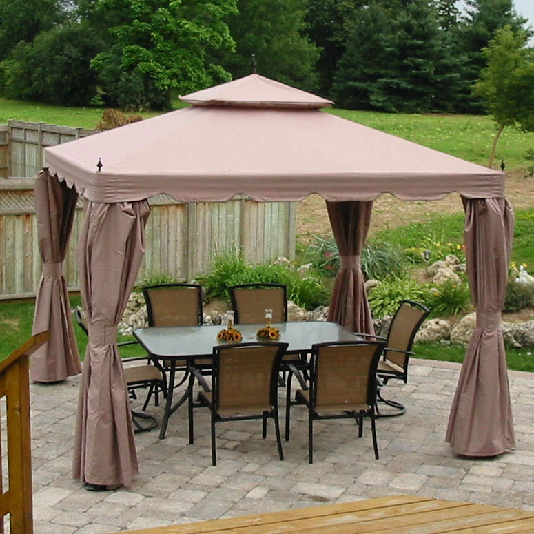Replacement Canopy and Netting Set for Home Casual 10 x 10 Finial  - RipLock350