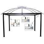 Samui 10 x 12 Gazebo Replacement Canopy and Netting - RipLock 500