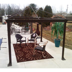 Replacement Canopy and Net for Pillared 10' x 12' Gazebo- Riplock 350