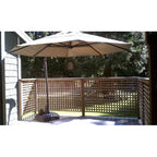 costco patio umbrella canopy Garden Winds Round Cantilever 573573 Umbrella Replacement Canopy